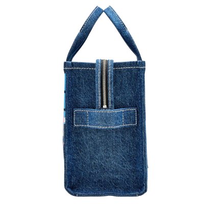 HATTIE STEWART X MARC JACOBS DENIM MEDIUM TOTE BAG